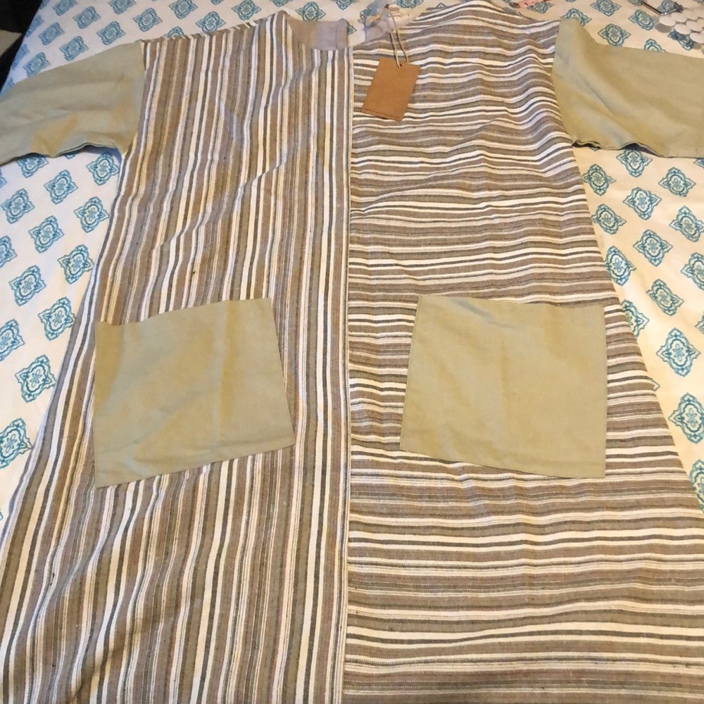 Striped pocket dress